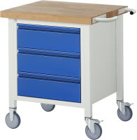RAU Fahrbare Werkbank 8157I2, B750xT700xH880mm,...