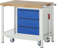 RAU Werkbank mit Fahrgestell 8157I6, B1000xT700xH880mm,...