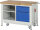 RAU Werkbank mit Fahrgestell 8461I2, B1250xT700xH880mm, 1xSchublade-TA, 1xTür, 05-8461I2-127R4F.11