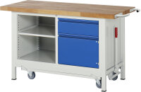 RAU Werkbank mit Fahrgestell 8461I2, B1500xT700xH880mm,...