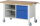 RAU Fahrbare Werkbank 8461I2, B1500xT700xH880mm, 1xSchublade-TA, 1xTür, 05-8461I2-157R4S.11