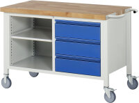 RAU Fahrbare Werkbank 8462I2, B1250xT700xH880mm,...