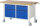 RAU Fahrbare Werkbank 8466I2, B1500xT700xH880mm, 2xSchublade-TA, 2xTüren, 05-8466I2-157R4S.11