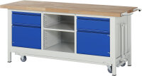 RAU Werkbank mit Fahrgestell 8561I2, B2000xT700xH880mm,...