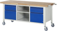 RAU Fahrbare Werkbank 8561I2, B2000xT700xH880mm,...