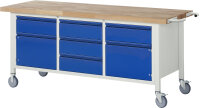 RAU Fahrbare Werkbank 8568I2, B2000xT700xH880mm,...