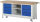 RAU Werkbank mit Fahrgestell 8581I2, B2000xT700xH880mm, 6xSchublade-TA, 05-8581I2-207R4F.11