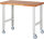 RAU Fahrbare Werkbank (höhenverstellbar) 7000-1, B1250xT700xH950-1000mm | 2BR-2LR, 05-7000-1-127B4H22.12