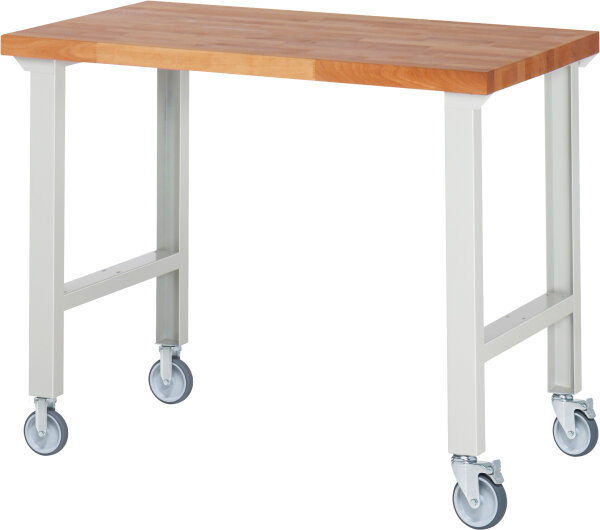 RAU Fahrbare Werkbank 7000-1, B1250xT700xH1000mm | 2BR-2LR, 05-7000-1-127B4S22.12