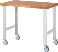 RAU Fahrbare Werkbank 7000-1, B1250xT700xH1000mm | 4LR,...