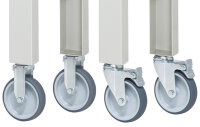 RAU Fahrbare Werkbank 7000-7, B1250xT700xH1000mm | 2BR-2LR, 05-7000-7-127B4S22.12