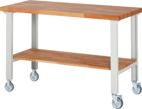RAU Fahrbare Werkbank 7000-7, B1500xT700xH1000mm | 2BR-2LR, 05-7000-7-157B4S22.12