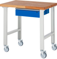 RAU Fahrbare Werkbank 7001A1, B1000xT700xH1000mm | 4LR,...