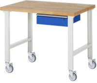 RAU Fahrbare Werkbank 7001A1, B1250xT900xH1000mm | 4LR,...