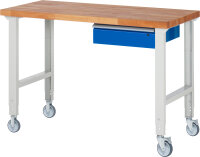 RAU Fahrbare Werkbank (höhenverstellbar) 7001A1,...
