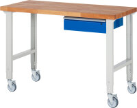 RAU Fahrbare Werkbank (höhenverstellbar) 7001A1,...