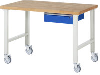 RAU Fahrbare Werkbank 7001A1, B1500xT900xH1000mm | 4LR,...
