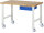 RAU Fahrbare Werkbank 7001A1, B1500xT900xH1000mm | 4LR, 05-7001A1-159B4S4.11