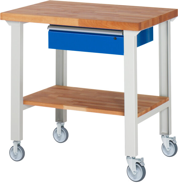 RAU Fahrbare Werkbank 7001A7, B1000xT700xH1000mm | 2BR-2LR, 05-7001A7-107B4S22.11
