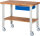 RAU Fahrbare Werkbank (höhenverstellbar) 7001A7, B1250xT700xH950-1000mm | 4LR, 05-7001A7-127B4H4.11