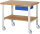 RAU Fahrbare Werkbank (höhenverstellbar) 7001A7, B1250xT900xH950-1000mm | 4LR, 05-7001A7-129B4H4.11