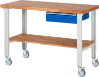 RAU Fahrbare Werkbank (höhenverstellbar) 7001A7,...