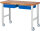 RAU Fahrbare Werkbank (höhenverstellbar) 7002A1, B1500xT700xH950-1000mm | 4LR, 05-7002A1-157B4H4.11