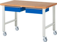 RAU Fahrbare Werkbank 7002A1, B1500xT900xH1000mm | 4LR,...