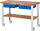 RAU Fahrbare Werkbank (höhenverstellbar) 7002A7, B1500xT700xH950-1000mm | 4LR, 05-7002A7-157B4H4.11