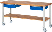 RAU Fahrbare Werkbank 7002A7, B2000xT700xH1000mm | 4LR,...