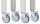 RAU Fahrbare Werkbank 7002A7, B2000xT900xH1000mm | 4LR, 05-7002A7-209B4S4.11
