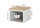 RAU Schubladenschrank L2.3, B580xT650xH465mm, MT-Top-25mm, 3xSchublade-TA, 03-L2.3A-MT.11