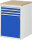 RAU Schubladenschrank L5.6, B580xT650xH825mm, B-Top-25mm, 3xSchublade-TA, 1xTür, 03-L5.6AR-B.11