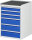 RAU Schubladenschrank L5.9, B580xT650xH825mm, MT-Top-25mm, 6xSchublade-TA, 03-L5.9A-MT.11