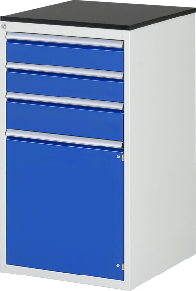 RAU Schubladenschrank L7.2, B580xT650xH1030mm, M-Top-22mm, 3xSchublade-TA, 1xTür, 03-L7.2AR-M.11