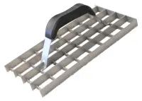 Gitter-Rabot 280x140mm gezahnt Breite: 140 mm