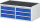 RAU Schubladenschrank LL2.3.3, B1145xT650xH465mm, MT-Top-25mm, 6xSchublade-TA, 03-LL2.3.3A-MT.11