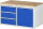 RAU Schubladenschrank LL3.0.8, B1145xT650xH645mm, B-Top-25mm, 3xSchublade-TA, 1xTür, 03-LL3.0.8A-B.11