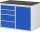 RAU Schubladenschrank LL5.20.12, B1145xT650xH820mm, M-Top-22mm, 4xSchublade-TA,1xTür, 03-LL5.20.12A-M.11
