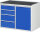 RAU Schubladenschrank LL5.20.12, B1145xT650xH825mm, MT-Top-25mm,4xSchublade-TA,1xTür, 03-LL5.20.12A-MT.11