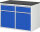 RAU Schubladenschrank LL5.8.8, B1145xT650xH820mm, M-Top-22mm, 2xSchublade-TA, 2xTür, 03-LL5.8.8A-M.11