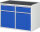 RAU Schubladenschrank LL5.8.8, B1145xT650xH825mm, MT-Top-25mm, 2xSchublade-TA, 2xTür, 03-LL5.8.8A-MT.11