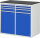 RAU Schubladenschrank LL7.13.13, B1145xT650xH1030mm, M-Top-22mm,6xSchublade-TA,2xTür, 03-LL7.13.13A-M.11