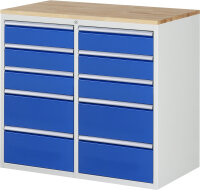 RAU Schubladenschrank LL7.4.4, B1145xT650xH1035mm,...