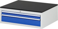 RAU Schubladenschrank XL1.1, B770xT650xH280mm, M-Top-22mm, 2xSchublade-TA, 03-XL1.1A-M.11