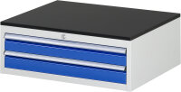 RAU Schubladenschrank XL1.3, B770xT650xH280mm, M-Top-22mm, 2xSchublade-TA, 03-XL1.3A-M.11