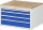 RAU Schubladenschrank XL2.7, B770xT650xH465mm, B-Top-25mm, 4xSchublade-TA, 03-XL2.7A-B.11