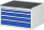 RAU Schubladenschrank XL2.7, B770xT650xH465mm, MT-Top-25mm, 4xSchublade-TA, 03-XL2.7A-MT.11