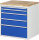 RAU Schubladenschrank XL5.2, B770xT650xH825mm, B-Top-25mm, 5xSchublade-TA, 03-XL5.2A-B.11
