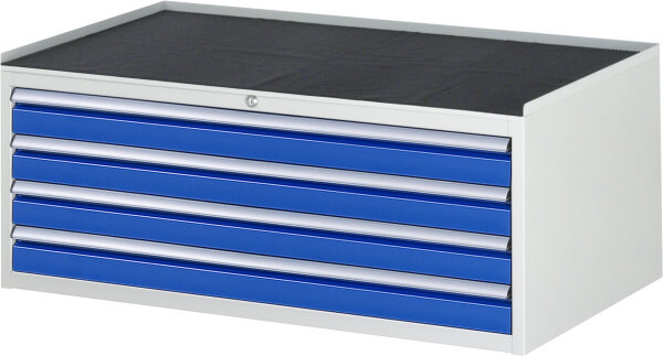 RAU Schubladenschrank XXL2.13, B1145xT650xH465mm, MT-Top-25mm, 4xSchublade-TA, 03-XXL2.13A-MT.11